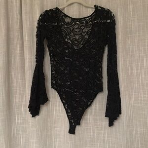 FOREVER 21 Black Lace Bodysuit 🖤